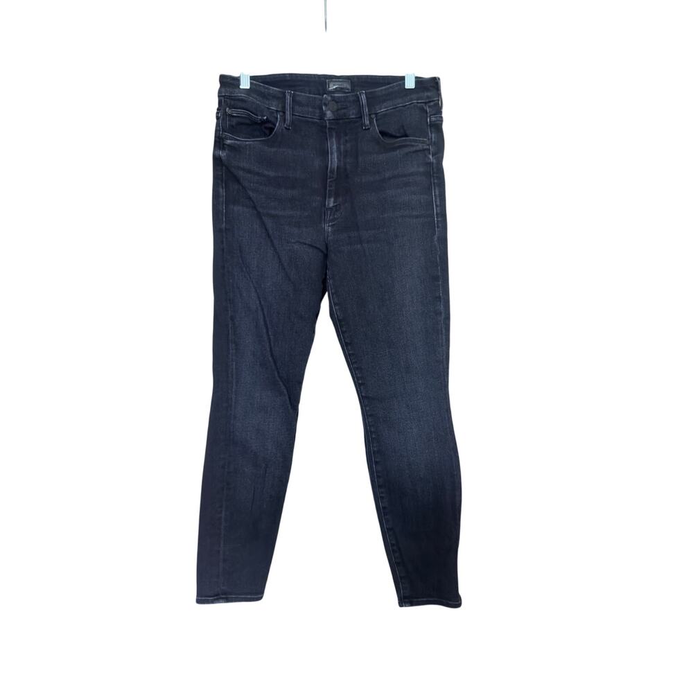 MOTHER Denim High Waisted Looker Ankle Jeans Size 31 Encounters at Night